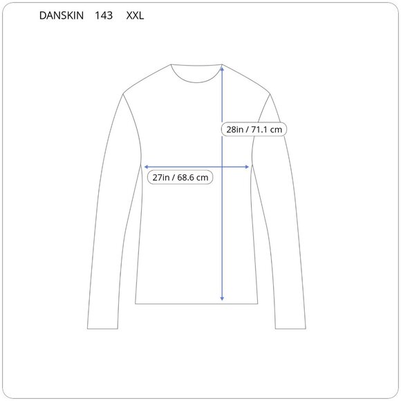 Danskin Womens Sweatshirt XXL Plus Long Sleeve Blue Green Cotton Blend SWE23E - Picture 2 of 9